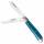 Cold Steel Mini Trapper mit 2 Slip Joint Klingen und Knochengriff, blau