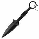 Cold Steel FGX Ring Dagger aus schwarzem Griv-Ex mit...