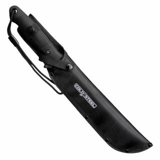 Cold Steel Axis Machete 18 aus HC-Stahl mit Sgezahnung und Nylonscheide