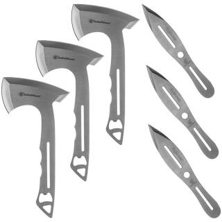 Smith & Wesson Throwing Combo 8" Wurfmesser im 3er Pack und 3 x 10" Wurfäxte
