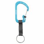 Nite Ize Slidelock Keyring #3 Aluminiumkarabiner, blue,...