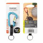 Nite Ize Slidelock Keyring #3 Aluminiumkarabiner, blue,...