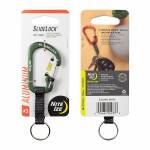 Nite Ize Slidelock Keyring #3 Aluminiumkarabiner, olive, CSLAW3-08-R6