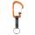 Nite Ize Slidelock Keyring #3 Aluminiumkarabiner, orange, CSLAW3-19-R6