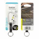 Nite Ize Slidelock Keyring #3 Aluminiumkarabiner, silber,...