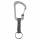 Nite Ize Slidelock Keyring #3 Aluminiumkarabiner, silber, CSLW3-11-R6