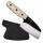 Morakniv Rombo Blackblade (S), Ash Wood, Outdoor Kochmesser mit Lederscheide