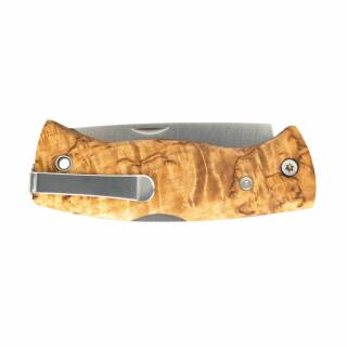 Helle Nipa 657 Taschenmesser mit 12C27 Sandvik-Klinge und Birkenholzgriff