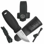 Morakniv Eldris schwarz mit Neck Knife Kit, Sandvik-Stahl 12C27, M-12629