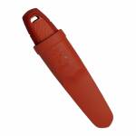 Morakniv Eldris Messer mit rostfreiem Sandvikstahl und TPR-Griff in rot