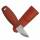 Morakniv Eldris Messer mit rostfreiem Sandvikstahl und TPR-Griff in rot