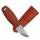 Morakniv Eldris Messer mit rostfreiem Sandvikstahl und TPR-Griff in rot, 12648